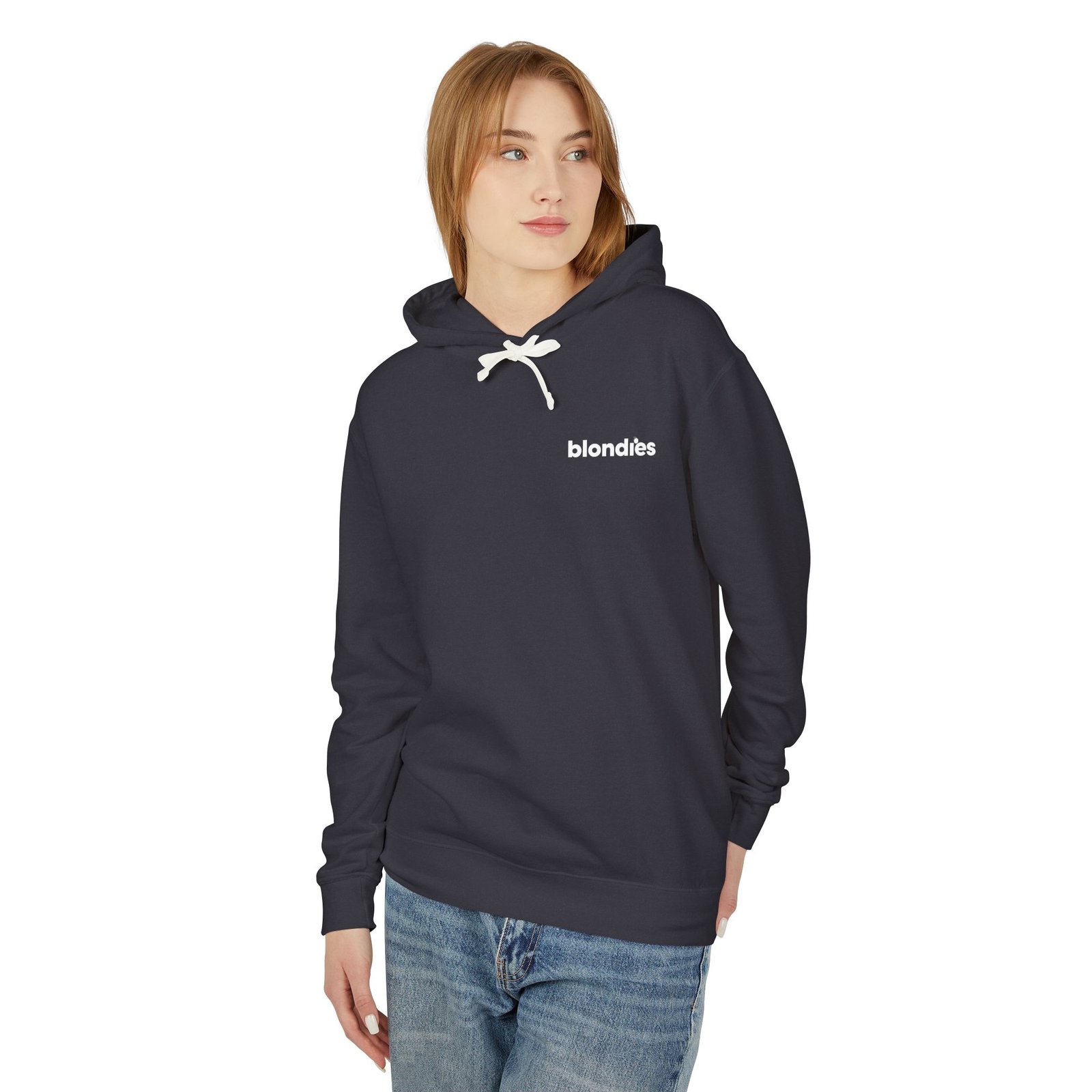 Shut Up! Hoodie - Subtle Front, Bold Back. (Blondies Black) - Image 3