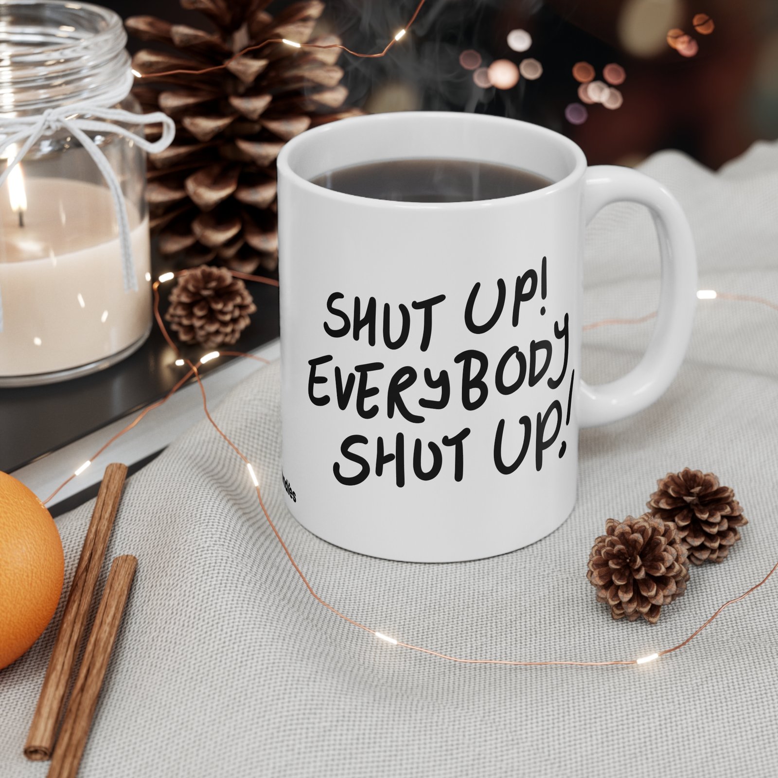 “Shut Up!” Mug – Loudly Iconic, Perfectly Blondies - Image 4