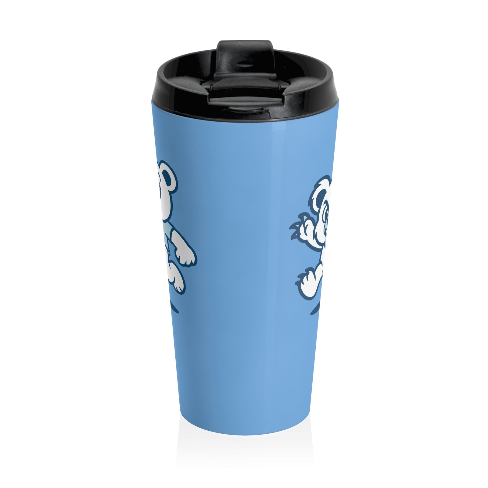 The Blondie Bear Stainless Steel Travel Mug — Winter Tumbler - Image 3