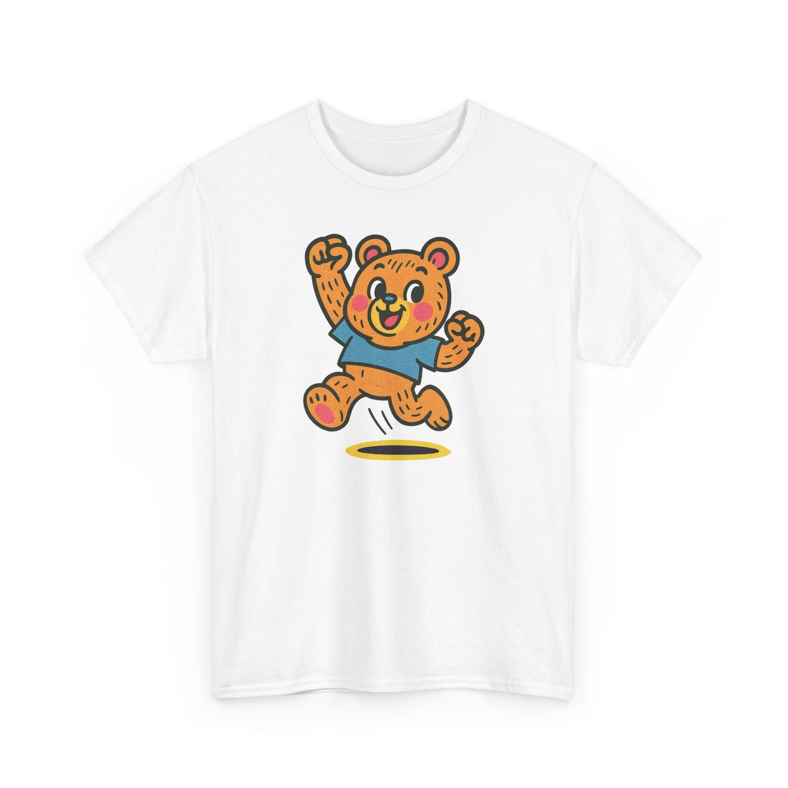 Copy of The Bloomie Bear Tee β Colorful and Cuddly on White - Image 3