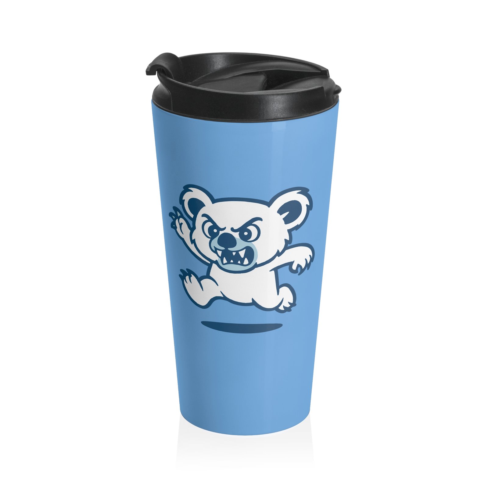 The Blondie Bear Stainless Steel Travel Mug — Winter Tumbler - Image 4