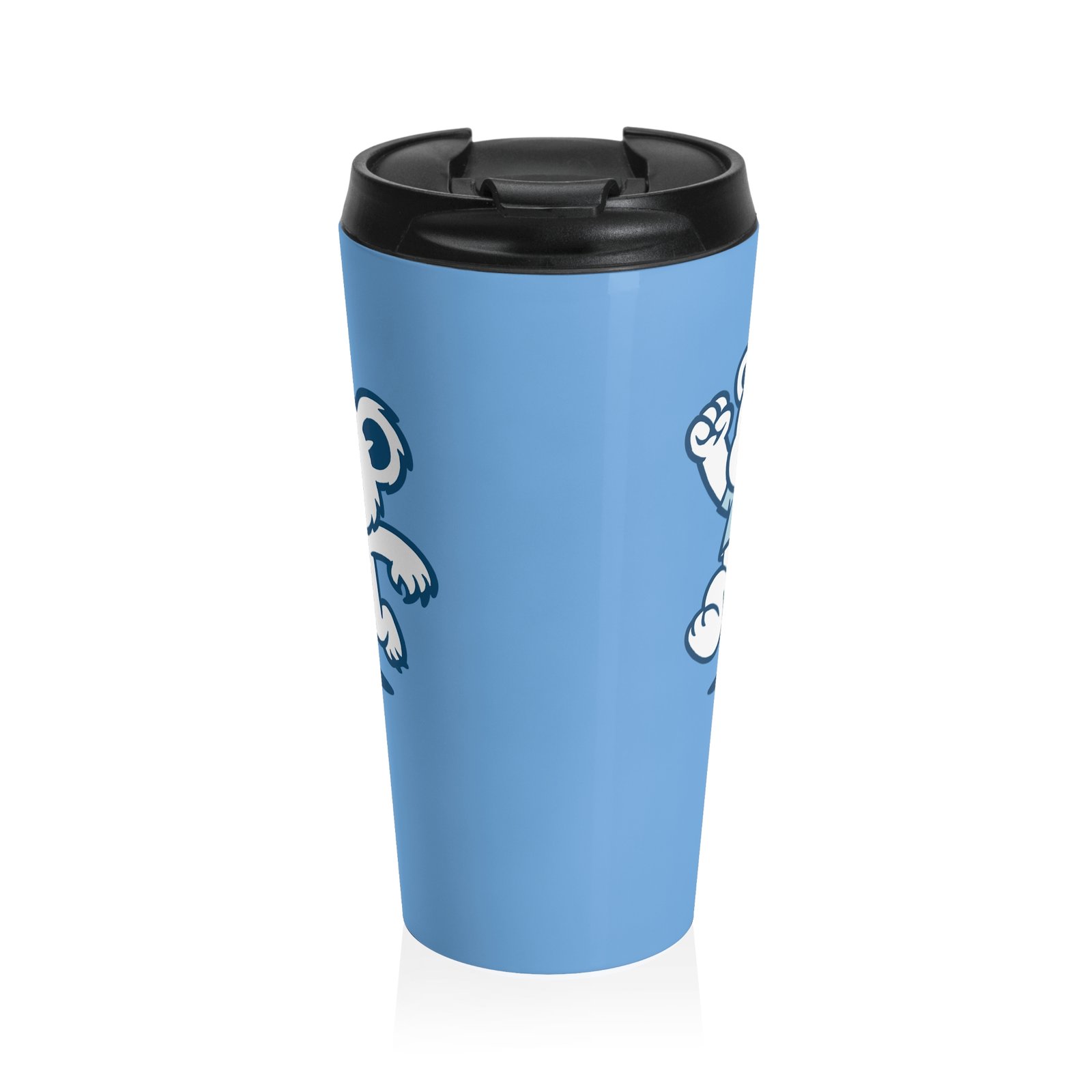 The Blondie Bear Stainless Steel Travel Mug — Winter Tumbler - Image 2